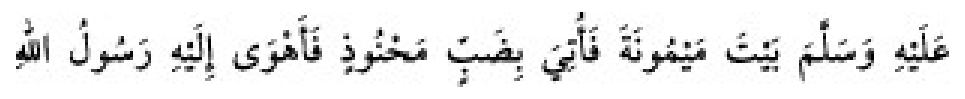 Texto árabe del hadiz de Sunan Abū Dāwūd