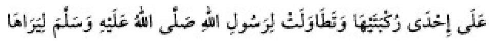 Texto árabe del hadiz de Sunan Abu Dawud