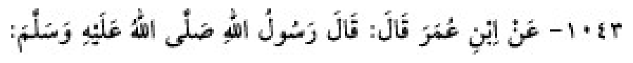 Texto árabe del hadiz de Sunan Abū Dāwūd