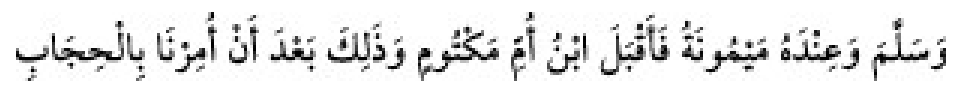 Texto árabe del hadiz de Sunan Abu Dawud
