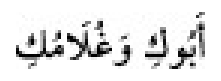 Texto árabe del hadiz de Sunan Abu Dawud