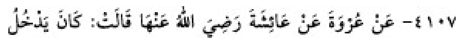 Texto árabe del hadiz de Sunan Abu Dawud