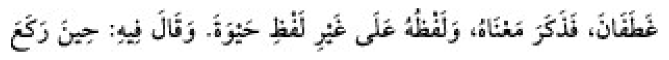 Texto árabe del hadiz de Sunan Abu Dawud