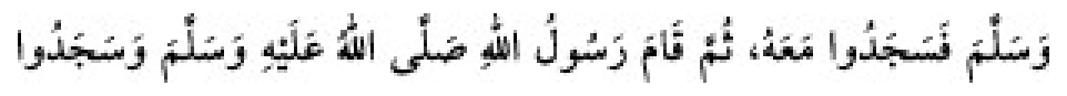 Texto árabe del hadiz de Sunan Abu Dawud