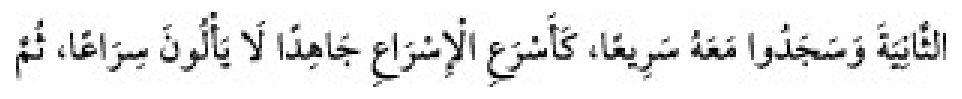 Texto árabe del hadiz de Sunan Abu Dawud