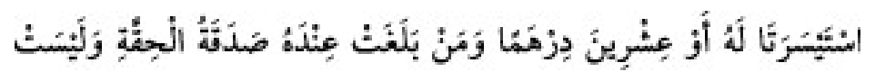 Texto árabe del hadiz de Sunan Abu Dawud