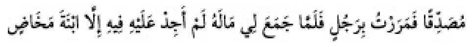 Texto árabe del hadiz de Sunan Abu Dawud