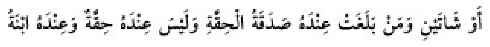Texto árabe del hadiz de Sunan Abu Dawud