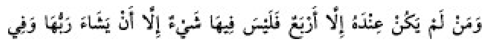 Texto árabe del hadiz de Sunan Abu Dawud