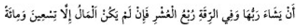 Texto árabe del hadiz de Sunan Abu Dawud