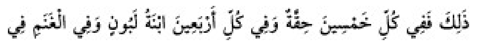 Texto árabe del hadiz de Sunan Abu Dawud