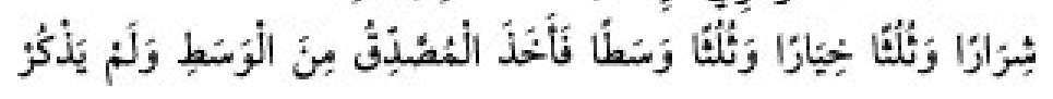 Texto árabe del hadiz de Sunan Abu Dawud