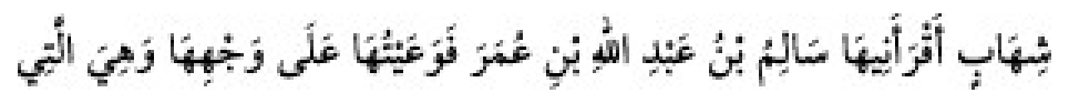 Texto árabe del hadiz de Sunan Abu Dawud