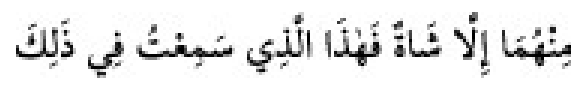 Texto árabe del hadiz de Sunan Abu Dawud