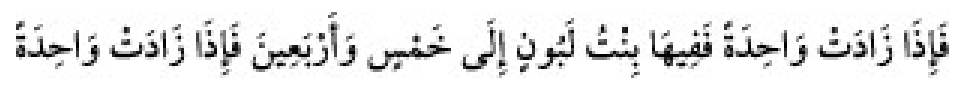 Texto árabe del hadiz de Sunan Abu Dawud