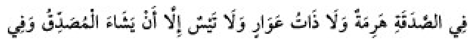 Texto árabe del hadiz de Sunan Abu Dawud
