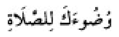 Texto árabe del hadiz de Sunan Abū Dāwūd