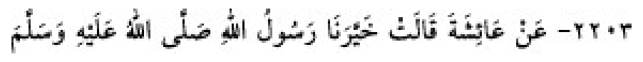 Texto árabe del hadiz de Sunan Abū Dāwūd