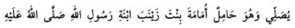Texto árabe del hadiz de Sunan Abu Dawud