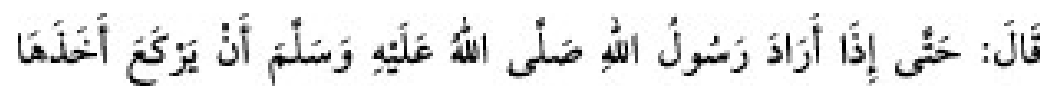 Texto árabe del hadiz de Sunan Abu Dawud
