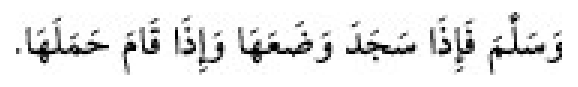 Texto árabe del hadiz de Sunan Abu Dawud