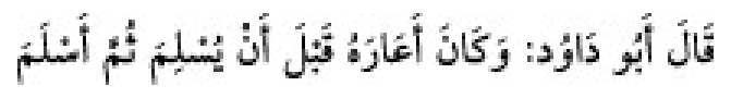 Sünen-i Ebû Dâvûd Arapça hadis metni