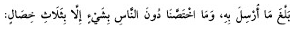Texto árabe del hadiz de Sunan Abū Dāwūd