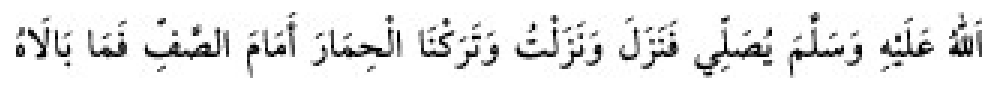 Texto árabe del hadiz de Sunan Abū Dāwūd