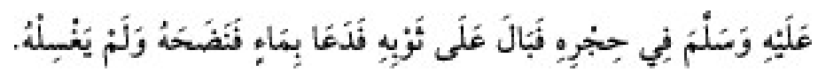 Texto árabe del hadiz de Sunan Abū Dāwūd