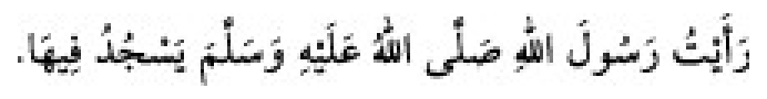 Texto árabe del hadiz en Sunan Abū Dāwūd