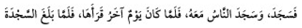 Texto árabe del hadiz en Sunan Abū Dāwūd
