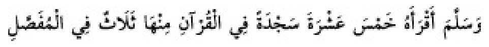 Texto árabe del hadiz de Sunan Abū Dāwūd