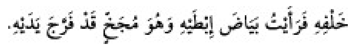 Texto árabe del hadiz de Sunan Abū Dāwūd