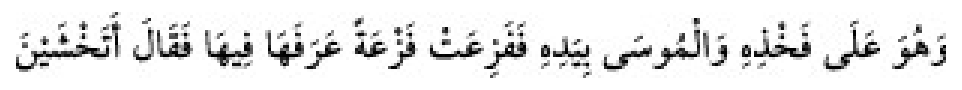 Texto árabe del hadiz de Sunan Abū Dāwūd