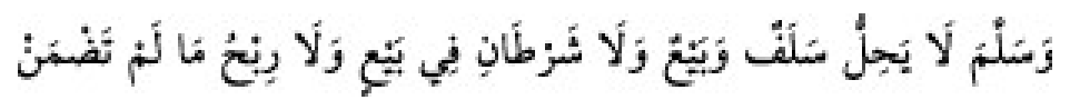 Texto árabe del hadiz de Sunan Abû Dâwûd