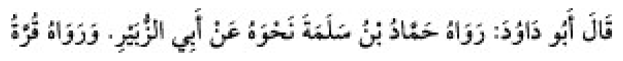 Sünen-i Ebû Dâvûd Arapça hadis metni