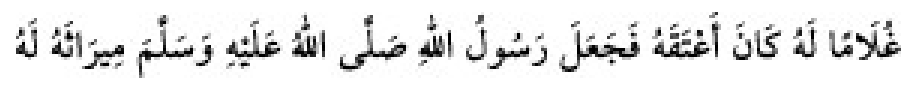 Texto árabe del hadiz de Sunan Abu Dawud