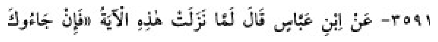 Texto árabe del hadiz de Sunan Abū Dāwūd